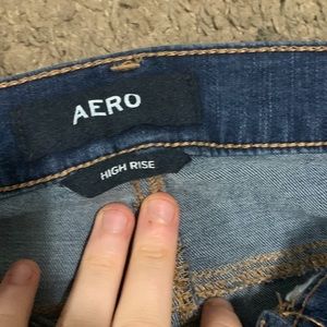 Aero high rise skinny jeans
